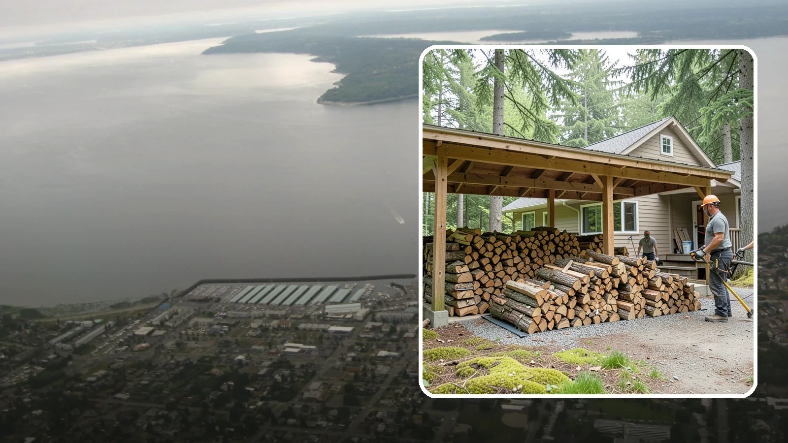 Seasonal Storage in Des Moines, King County, WA - We set up seasonal firewood storage that carries your supply safely from wet winters through drying summers.