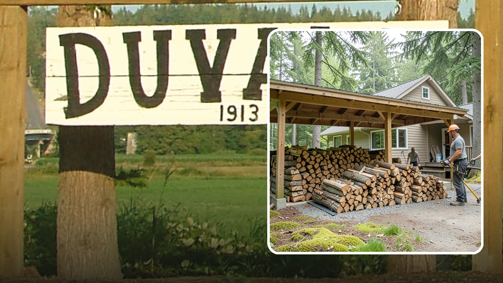 Seasonal Storage in Duvall, King County, WA - We set up seasonal firewood storage that carries your supply safely from wet winters through drying summers.