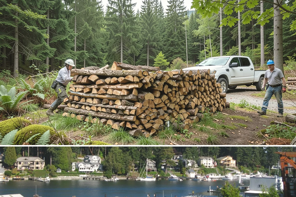 Seasonal Storage in Gig Harbor, Pierce County, WA - Establish seasonal storage in spring so the system is ready to season wood through summer.