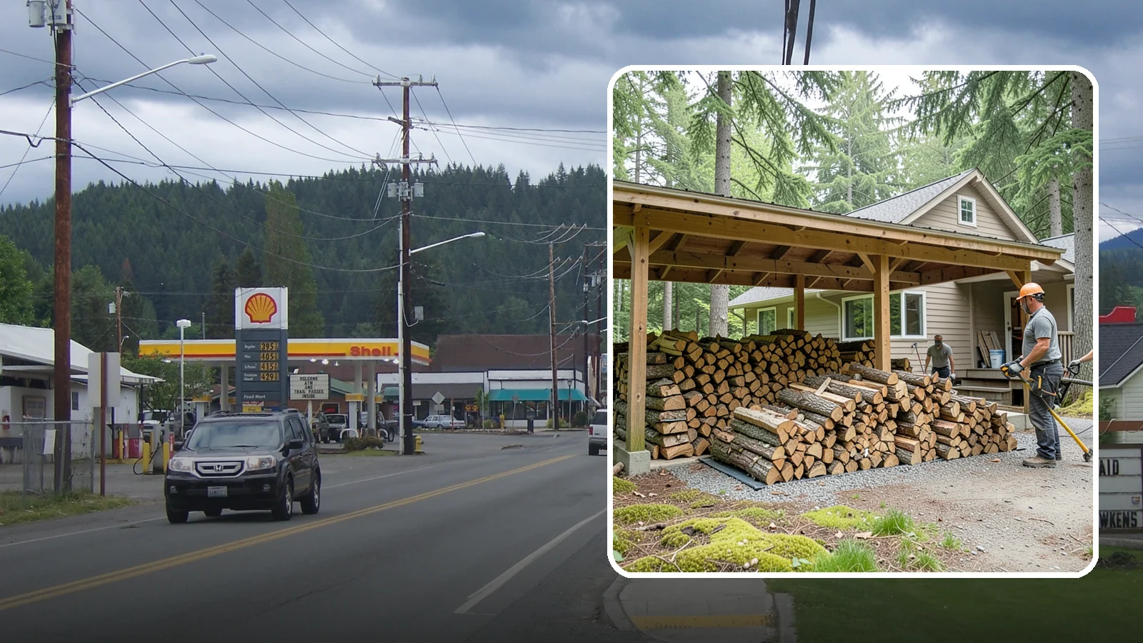 Seasonal Storage in Granite Falls, Snohomish County, WA - We set up seasonal firewood storage that carries your supply safely from wet winters through drying summers.