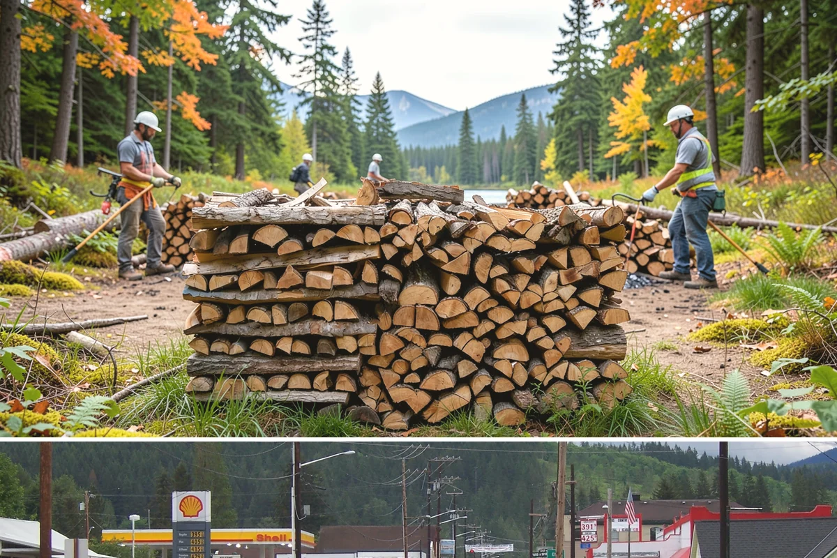 Seasonal Storage in Granite Falls, Snohomish County, WA - Establish seasonal storage in spring so the system is ready to season wood through summer.