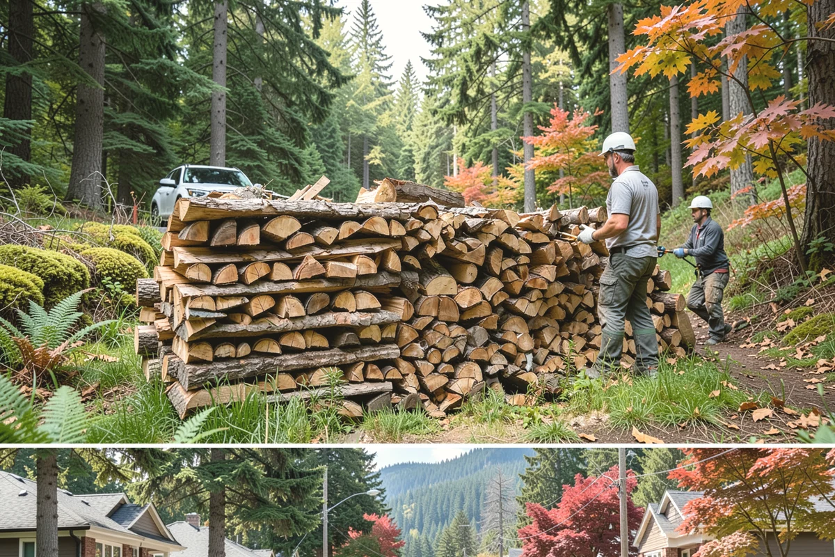 Seasonal Storage in Hunts Point, King County, WA - Establish seasonal storage in spring so the system is ready to season wood through summer.