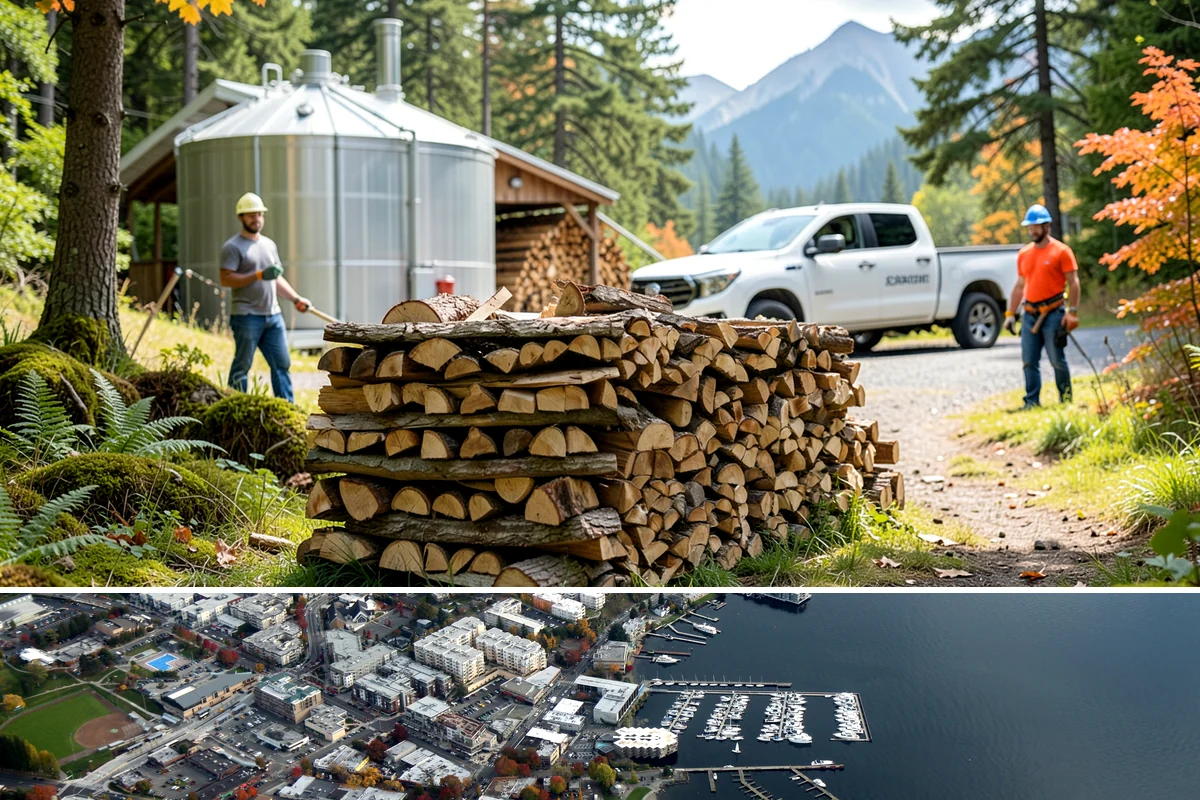 Seasonal Storage in Kirkland, King County, WA - Establish seasonal storage in spring so the system is ready to season wood through summer.
