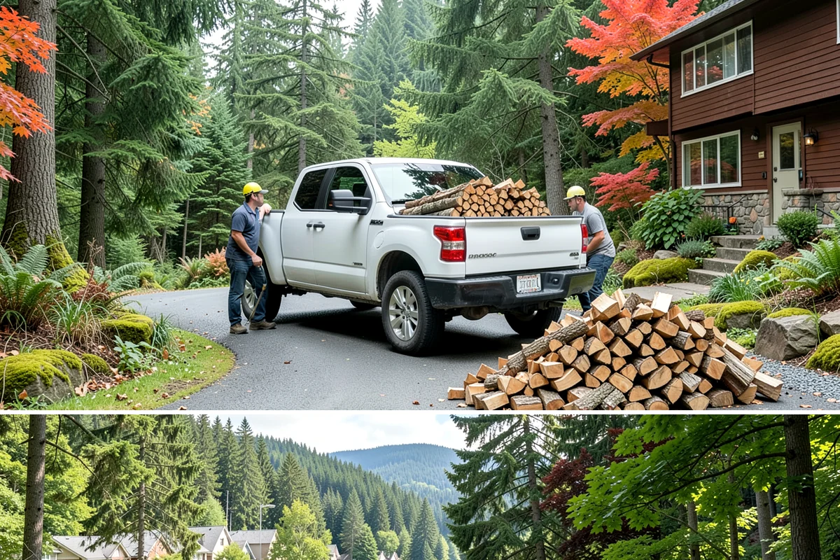 Seasonal Storage in Lake Forest Park, King County, WA - Establish seasonal storage in spring so the system is ready to season wood through summer.