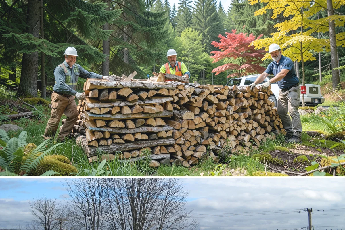 Seasonal Storage in Langley, WA - Establish seasonal storage in spring so the system is ready to season wood through summer.