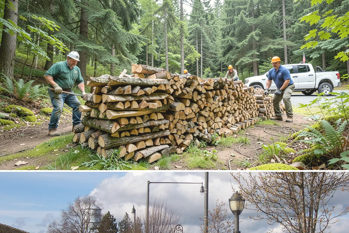 Seasonal Storage in Marysville, Snohomish County, WA - Establish seasonal storage in spring so the system is ready to season wood through summer.