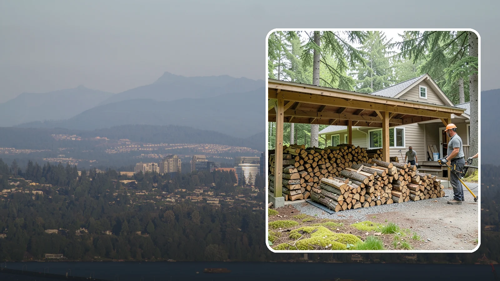 Seasonal Storage in Medina, King County, WA - We set up seasonal firewood storage that carries your supply safely from wet winters through drying summers.