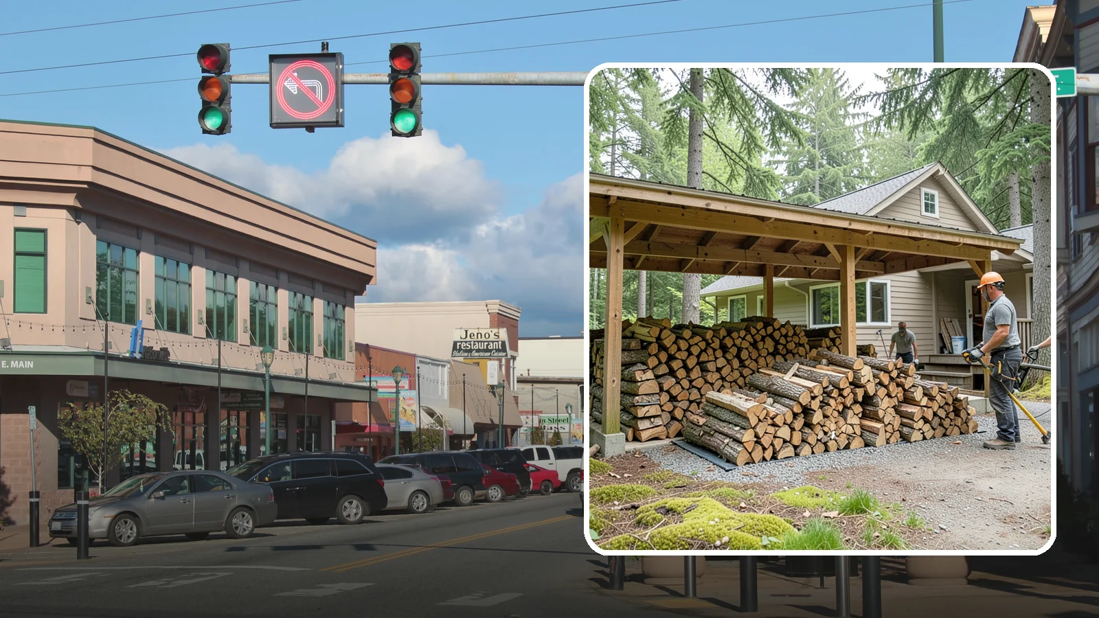Seasonal Storage in Monroe, Snohomish County, WA - We set up seasonal firewood storage that carries your supply safely from wet winters through drying summers.