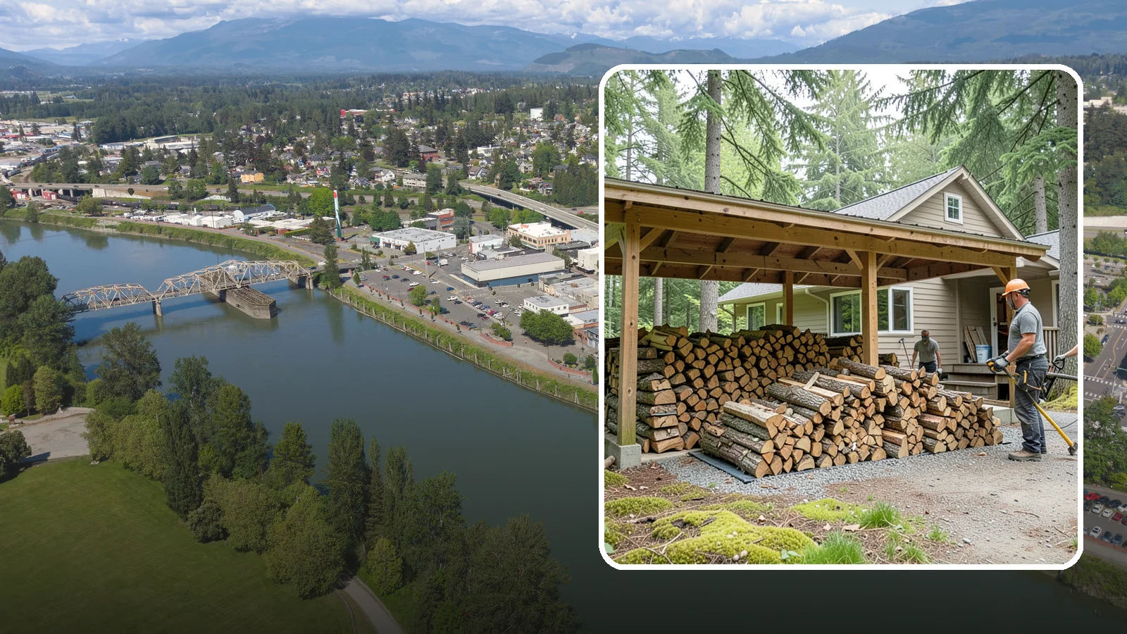 Seasonal Storage in Mount Vernon, WA - We set up seasonal firewood storage that carries your supply safely from wet winters through drying summers.