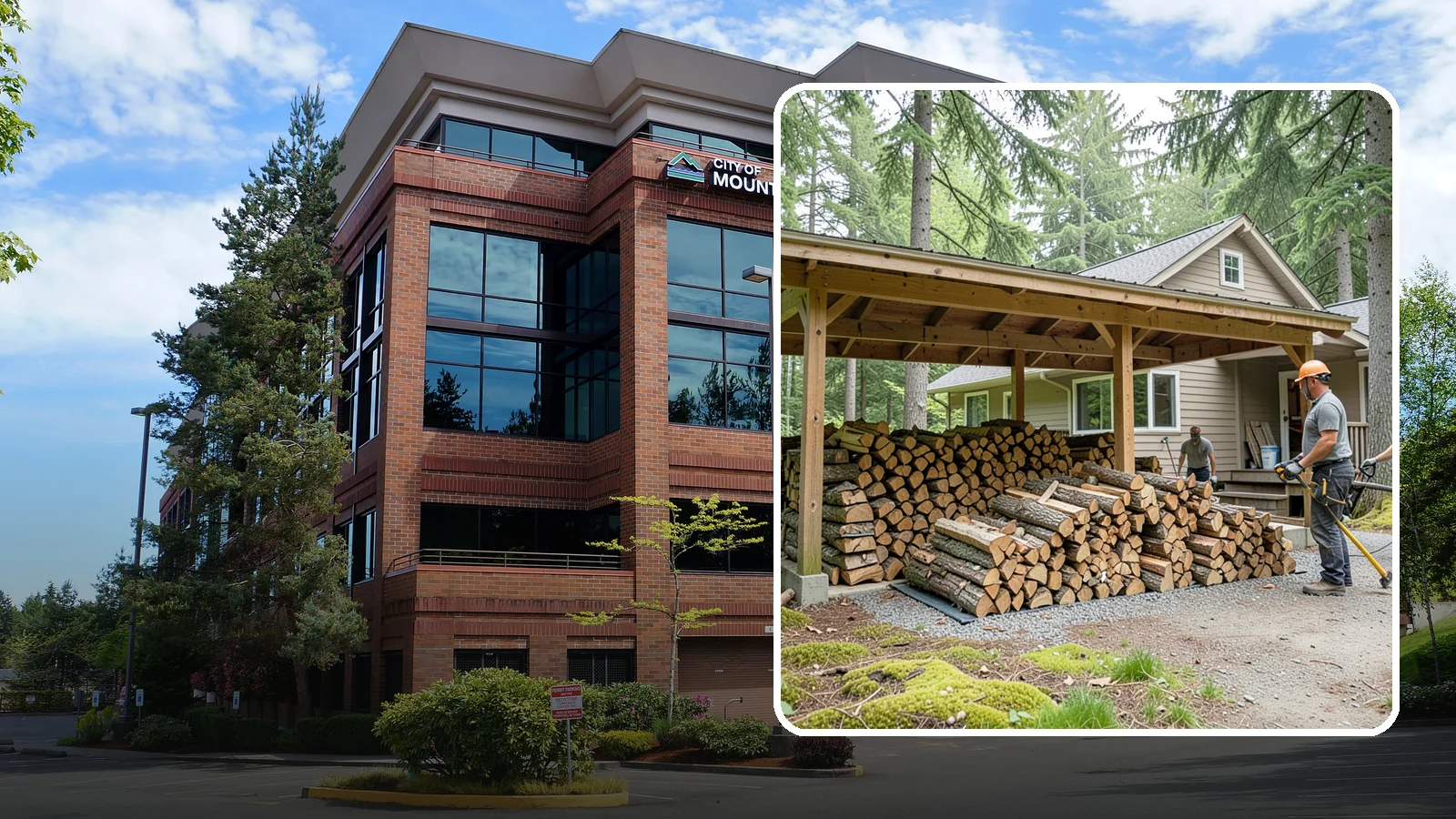 Seasonal Storage in Mountlake Terrace, Snohomish County, WA - We set up seasonal firewood storage that carries your supply safely from wet winters through drying summers.