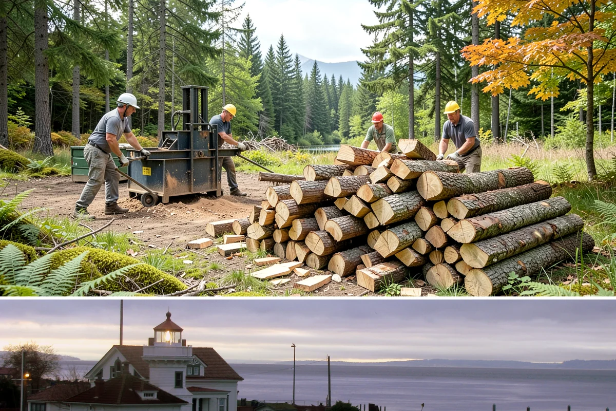 Seasonal Storage in Mukilteo, Snohomish County, WA - Establish seasonal storage in spring so the system is ready to season wood through summer.