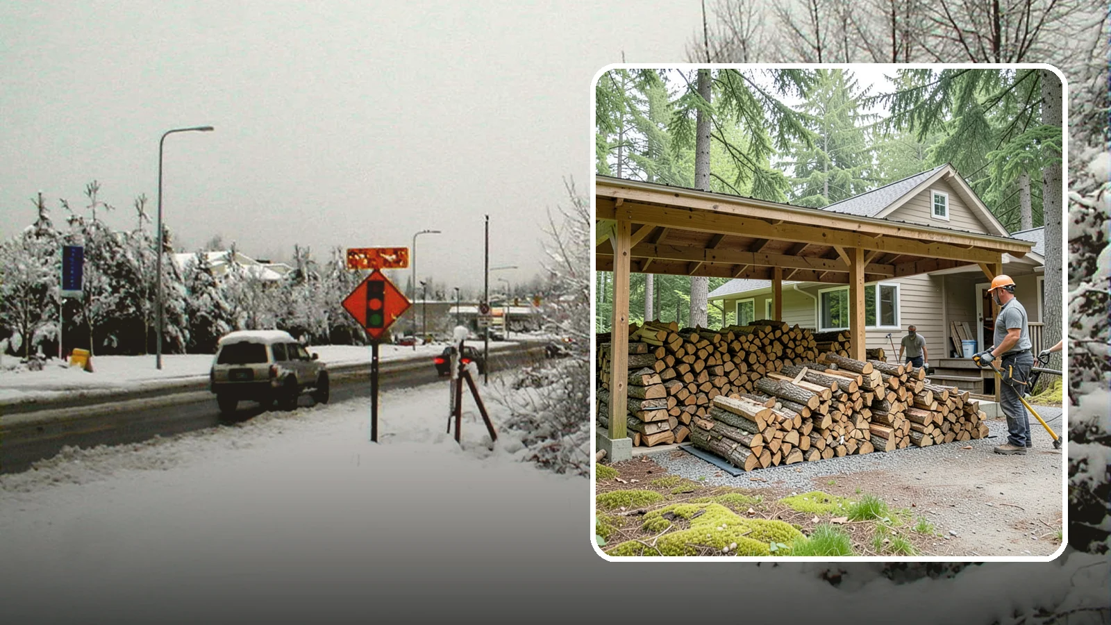 Seasonal Storage in Newcastle, King County, WA - We set up seasonal firewood storage that carries your supply safely from wet winters through drying summers.