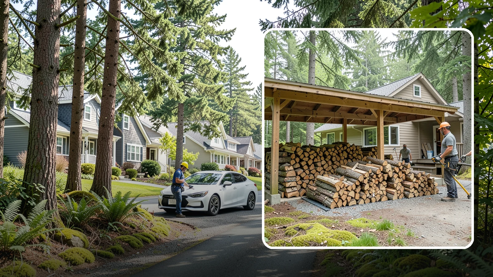 Seasonal Storage in Normandy Park, King County, WA - We set up seasonal firewood storage that carries your supply safely from wet winters through drying summers.