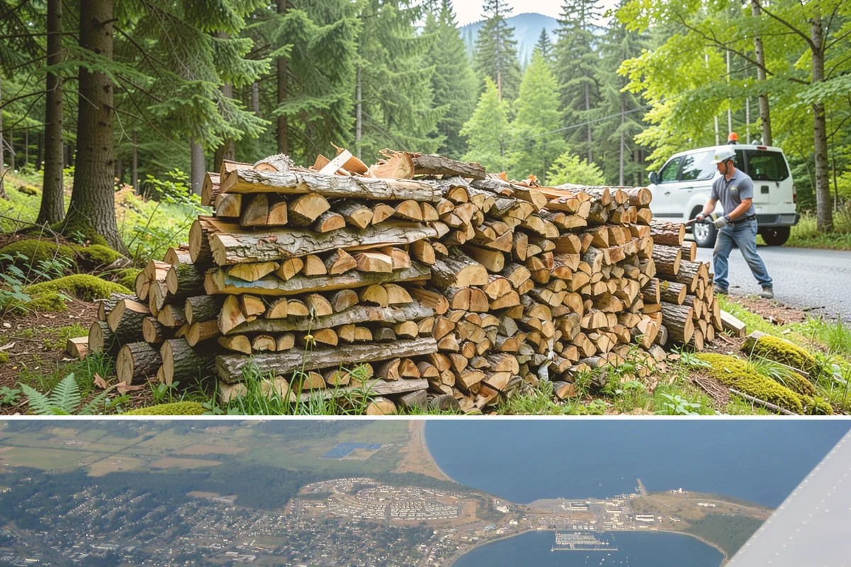 Seasonal Storage in Oak Harbor, Island County, WA - Establish seasonal storage in spring so the system is ready to season wood through summer.