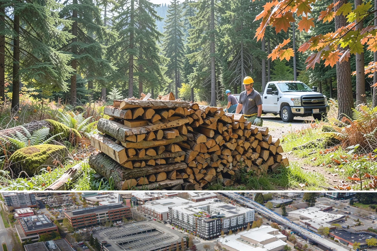 Seasonal Storage in Redmond, King County, WA - Establish seasonal storage in spring so the system is ready to season wood through summer.