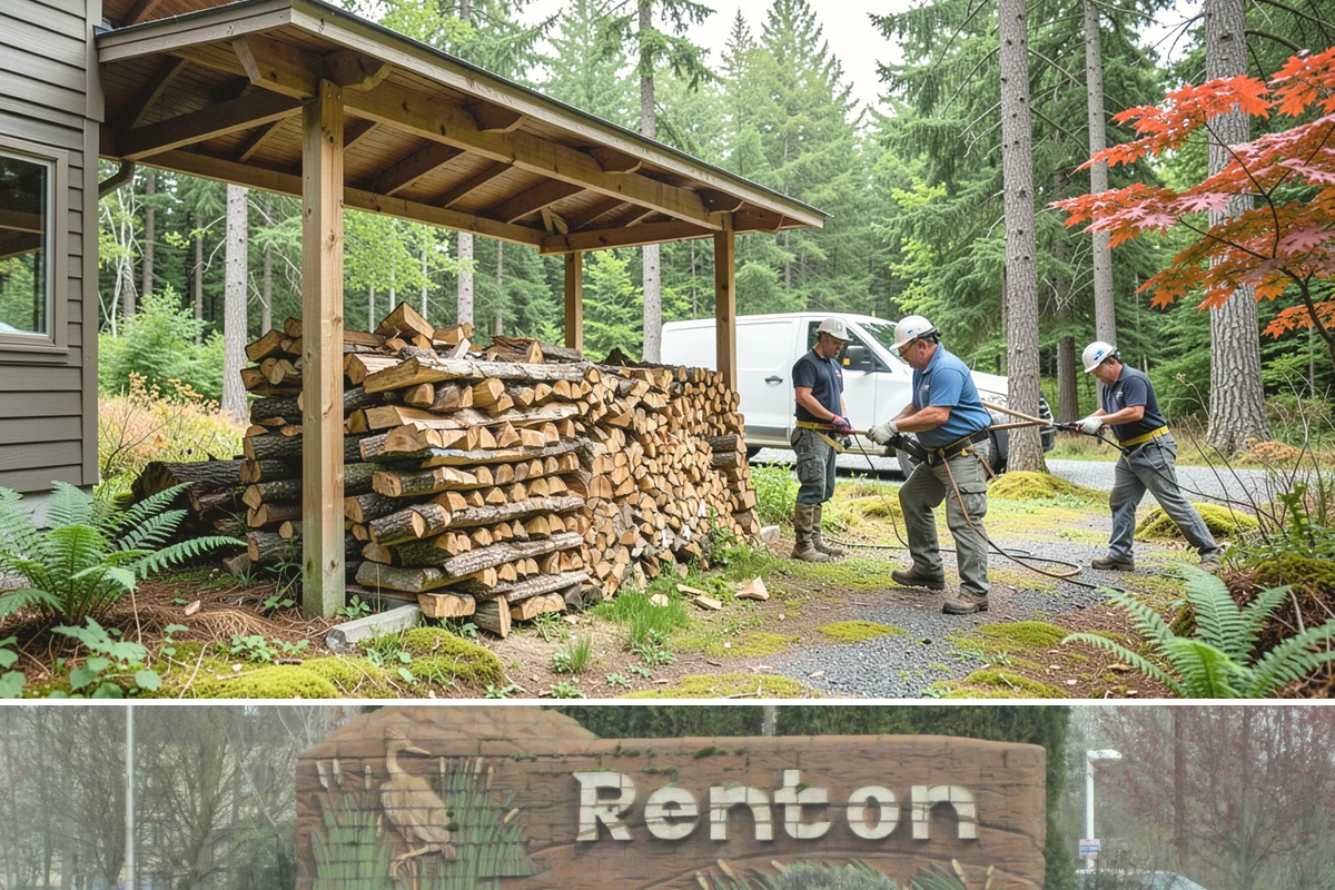 Seasonal Storage in Renton, King County, WA - Establish seasonal storage in spring so the system is ready to season wood through summer.