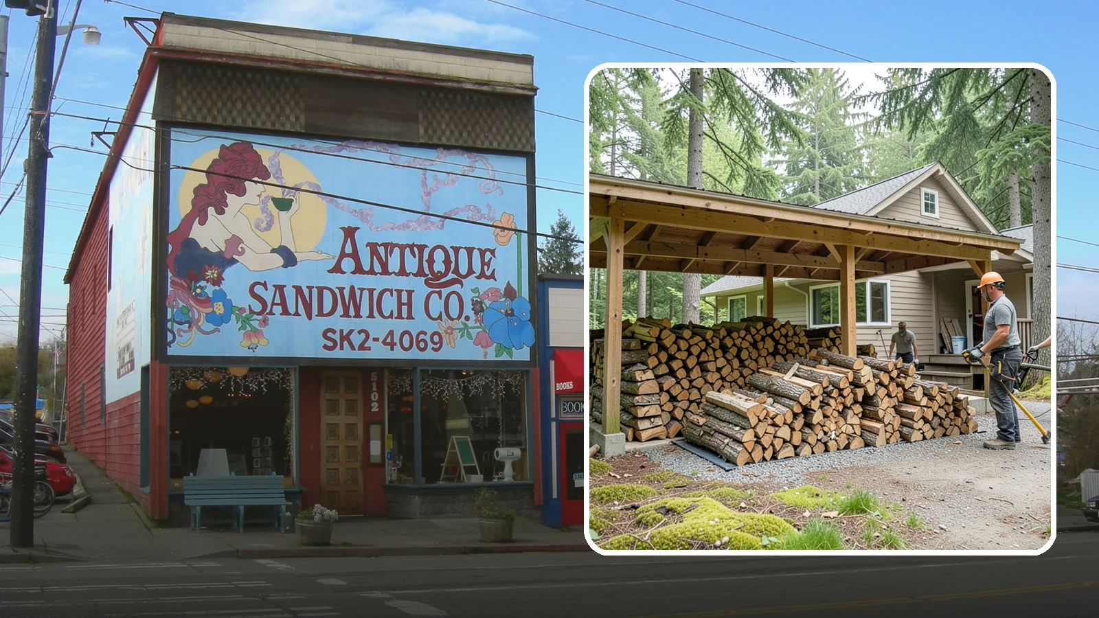 Seasonal Storage in Ruston, Pierce County, WA - We set up seasonal firewood storage that carries your supply safely from wet winters through drying summers.