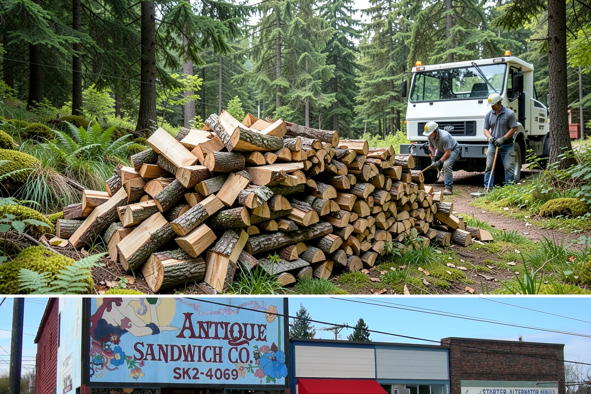 Seasonal Storage in Ruston, Pierce County, WA - Establish seasonal storage in spring so the system is ready to season wood through summer.
