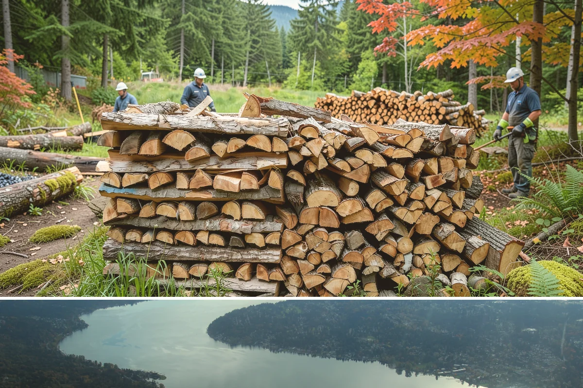 Seasonal Storage in Sammamish, King County, WA - Establish seasonal storage in spring so the system is ready to season wood through summer.