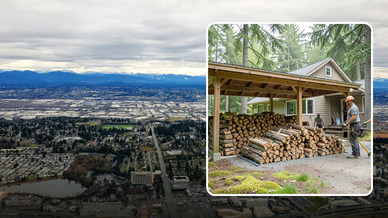 Seasonal Storage in SeaTac, WA - We set up seasonal firewood storage that carries your supply safely from wet winters through drying summers.
