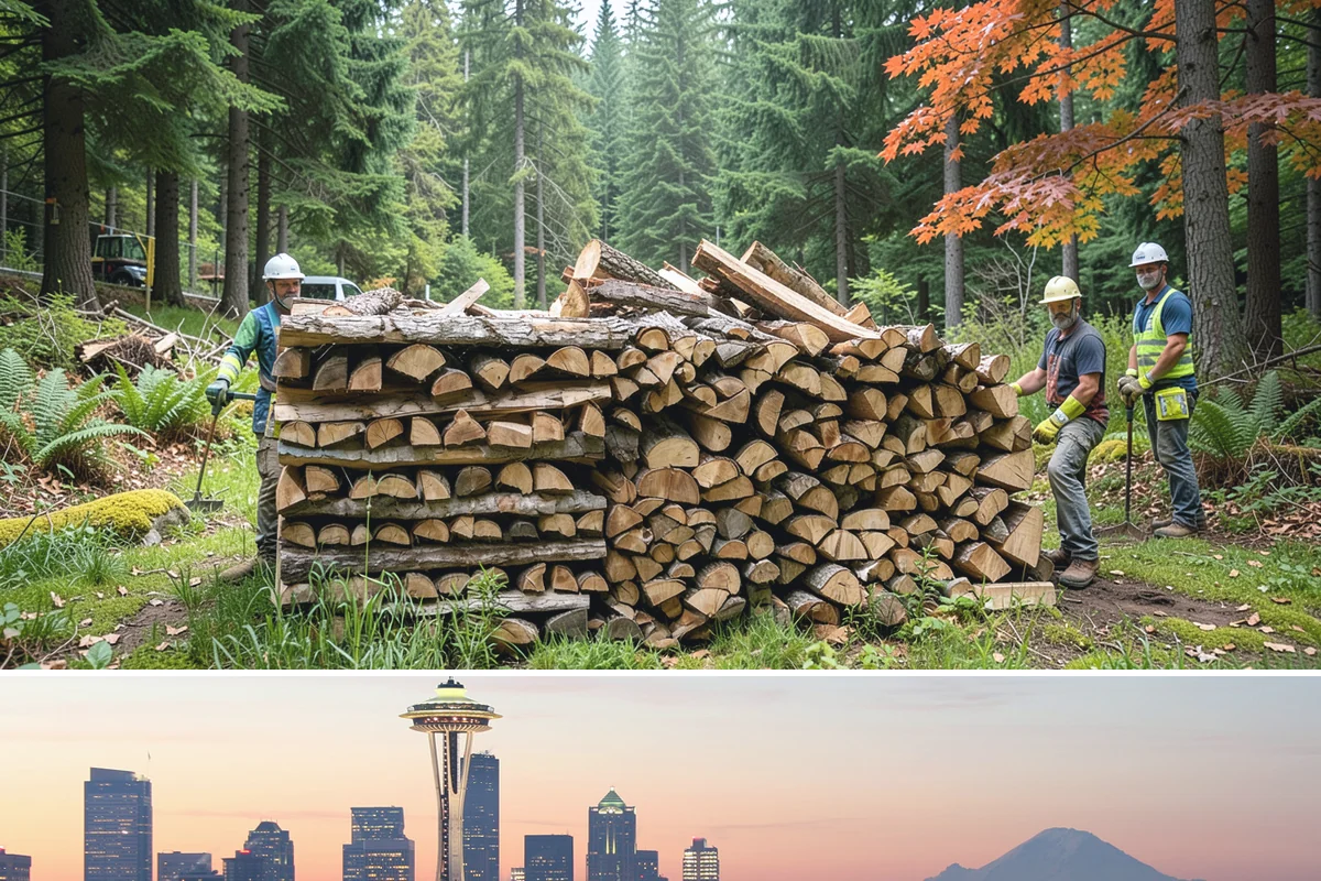 Seasonal Storage in Seattle, King County, WA - Establish seasonal storage in spring so the system is ready to season wood through summer.