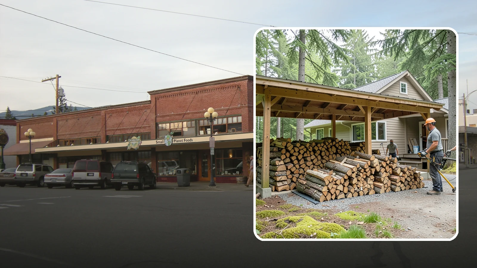 Seasonal Storage in Sedro-Woolley, Skagit County, WA - We set up seasonal firewood storage that carries your supply safely from wet winters through drying summers.