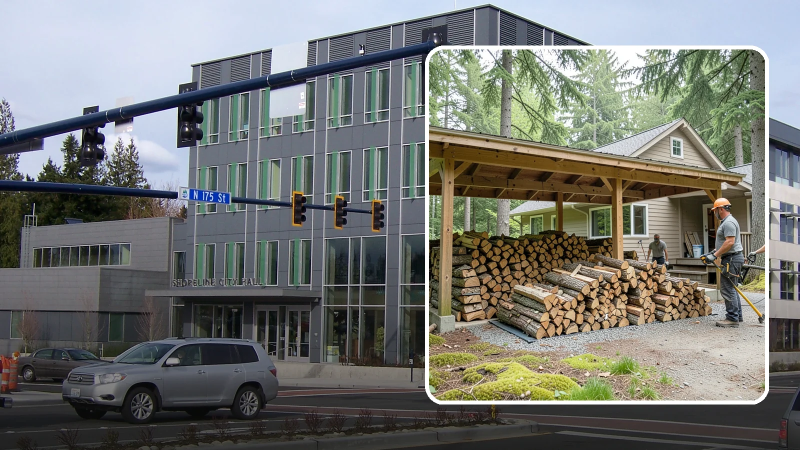 Seasonal Storage in Shoreline, King County, WA - We set up seasonal firewood storage that carries your supply safely from wet winters through drying summers.