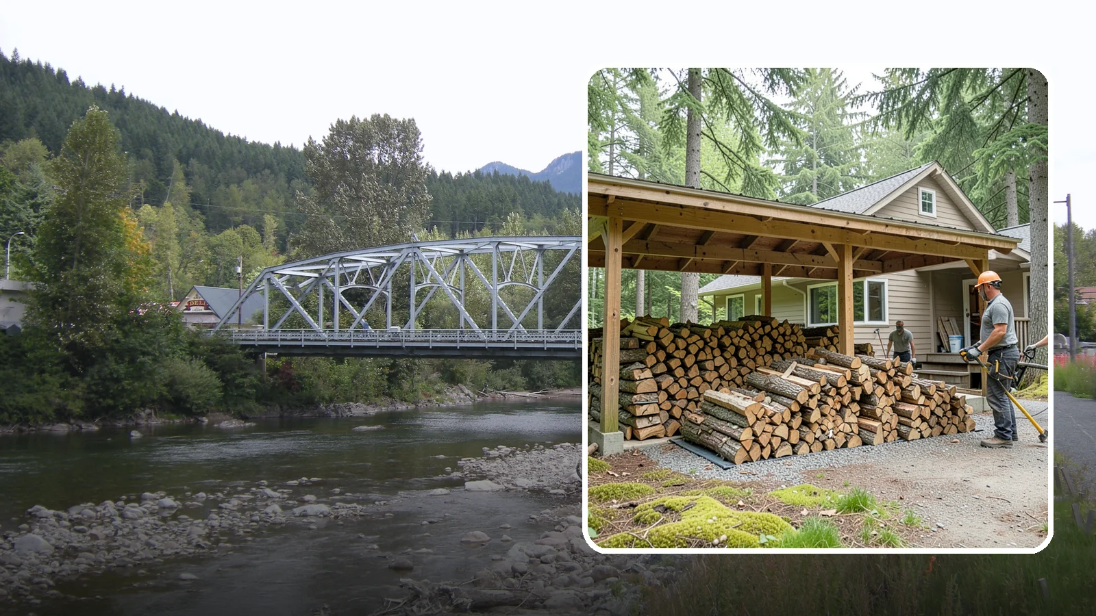 Seasonal Storage in Skykomish, King County, WA - We set up seasonal firewood storage that carries your supply safely from wet winters through drying summers.