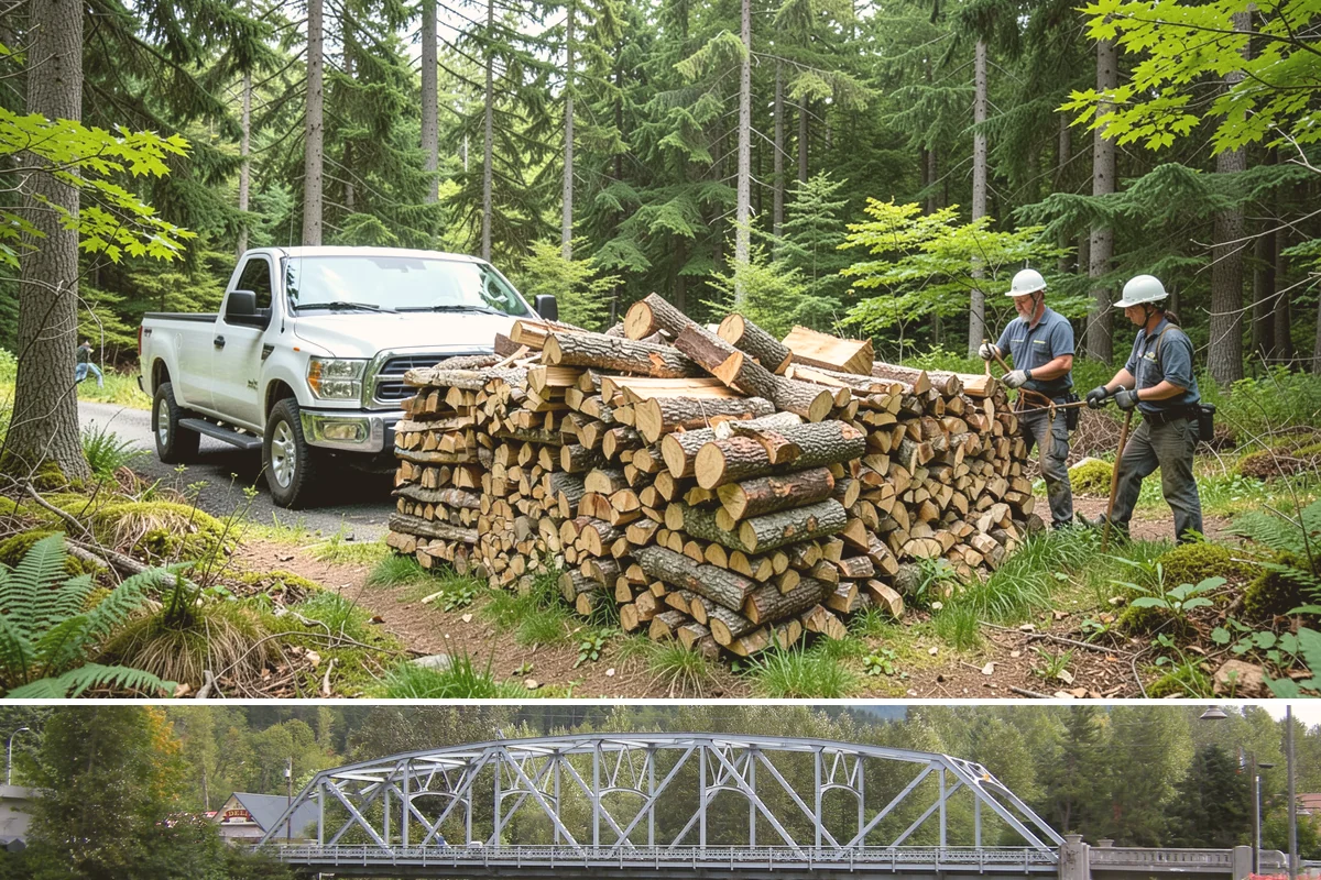 Seasonal Storage in Skykomish, King County, WA - Establish seasonal storage in spring so the system is ready to season wood through summer.