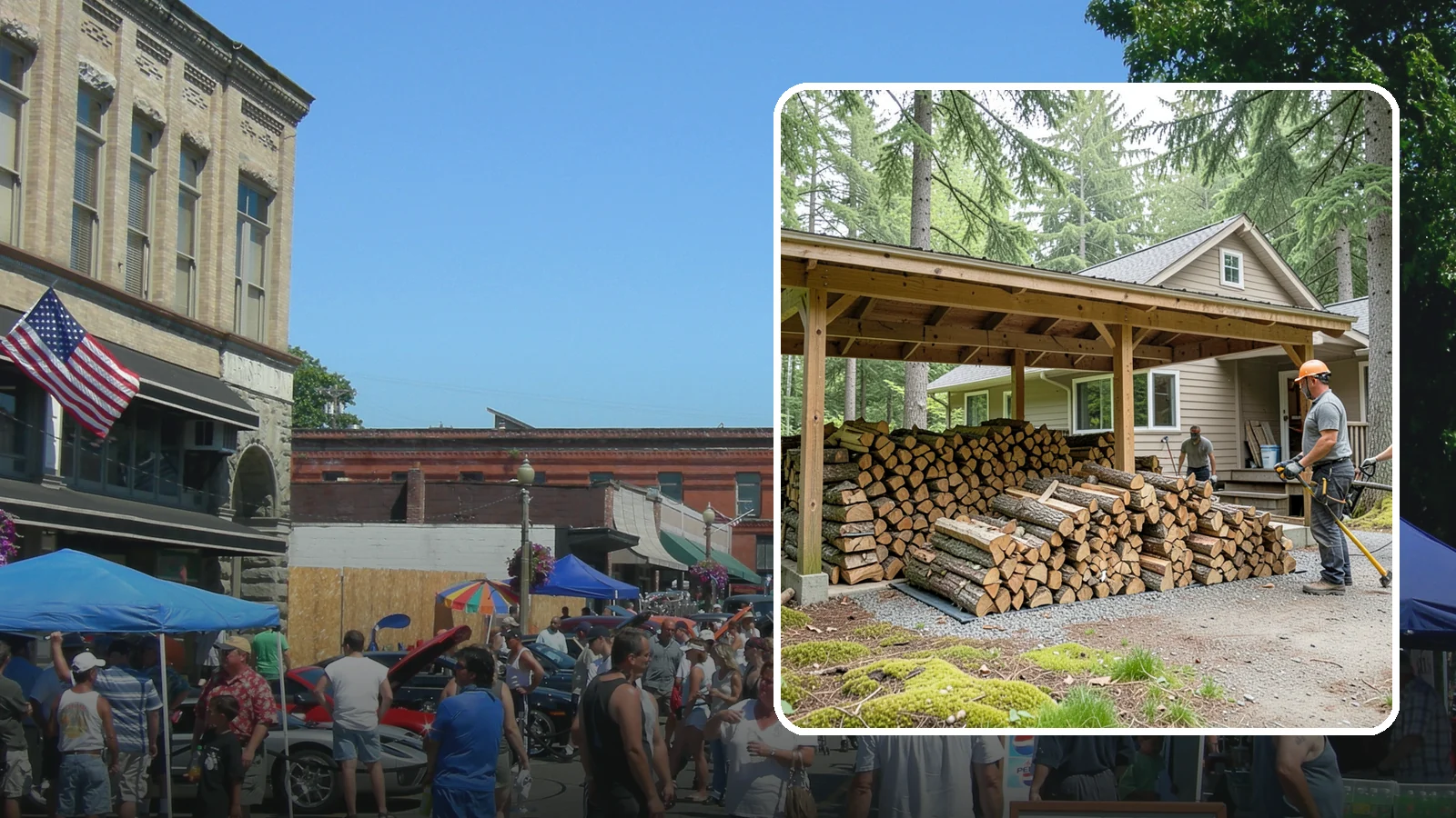 Seasonal Storage in Snohomish, Snohomish County, WA - We set up seasonal firewood storage that carries your supply safely from wet winters through drying summers.