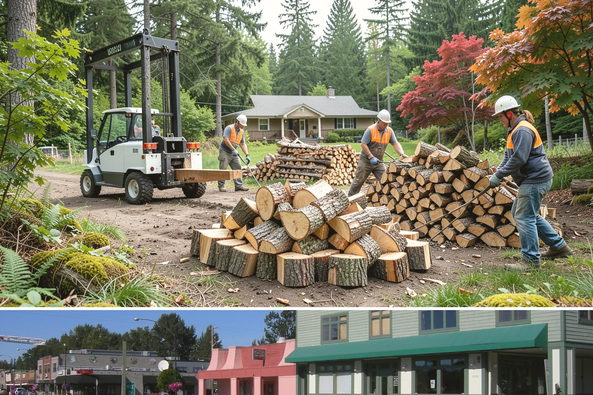 Seasonal Storage in Snoqualmie, King County, WA - Establish seasonal storage in spring so the system is ready to season wood through summer.