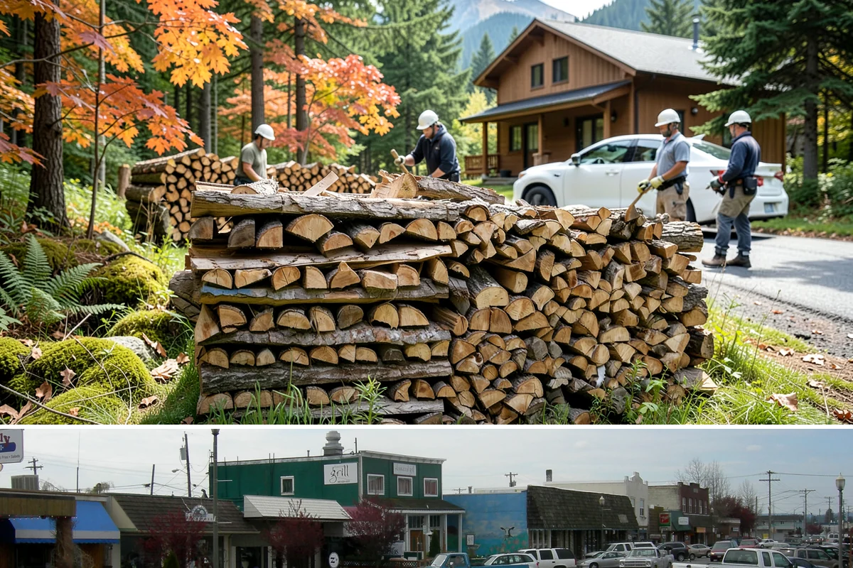Seasonal Storage in Stanwood, Snohomish County, WA - Establish seasonal storage in spring so the system is ready to season wood through summer.
