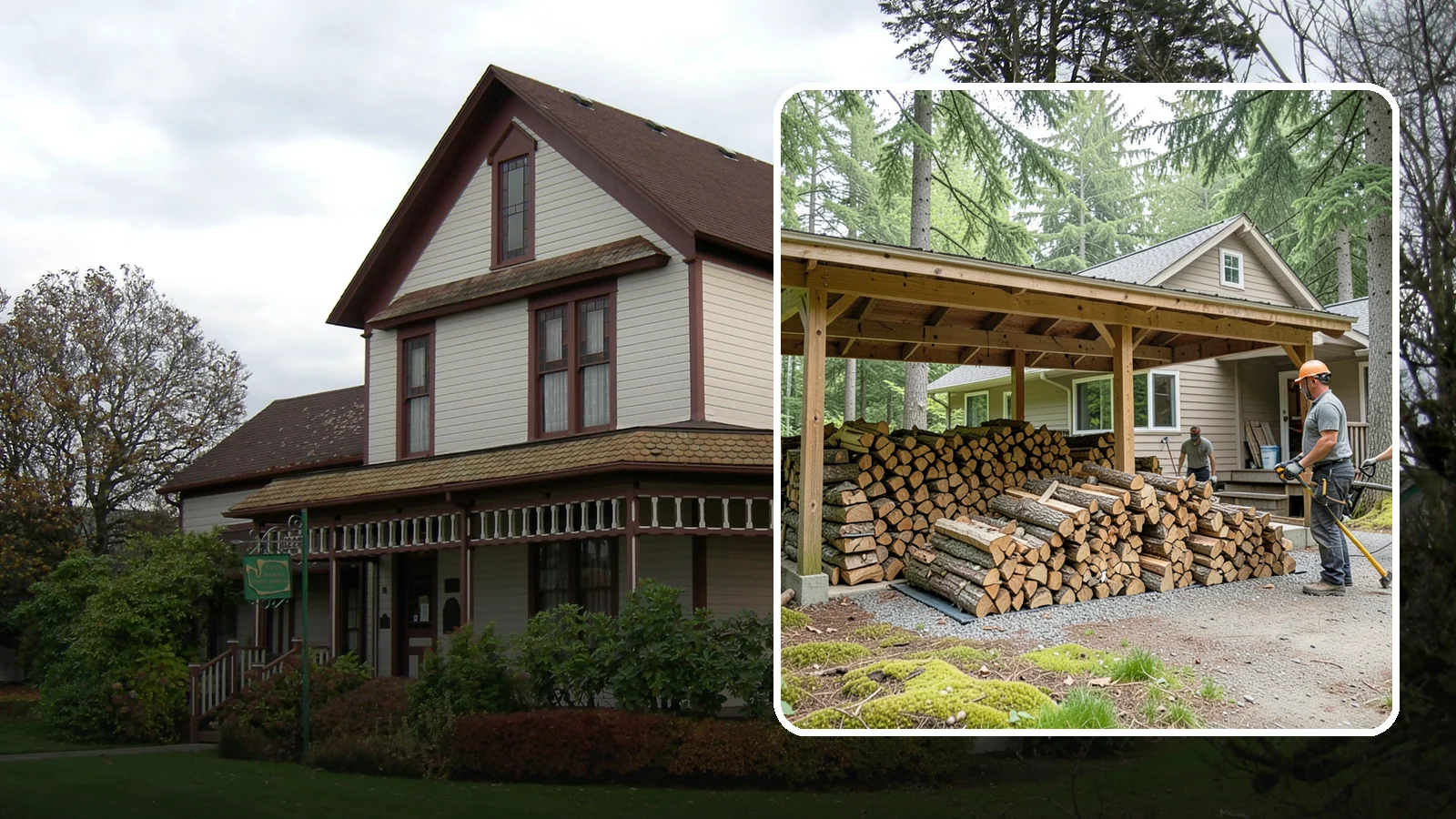 Seasonal Storage in Sumner, Pierce County, WA - We set up seasonal firewood storage that carries your supply safely from wet winters through drying summers.