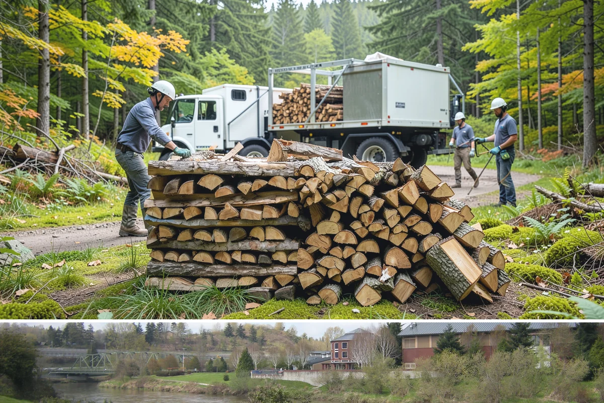 Seasonal Storage in Tukwila, King County, WA - Establish seasonal storage in spring so the system is ready to season wood through summer.