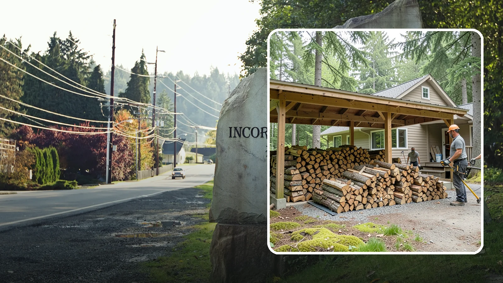 Seasonal Storage in Wilkeson, Pierce County, WA - We set up seasonal firewood storage that carries your supply safely from wet winters through drying summers.