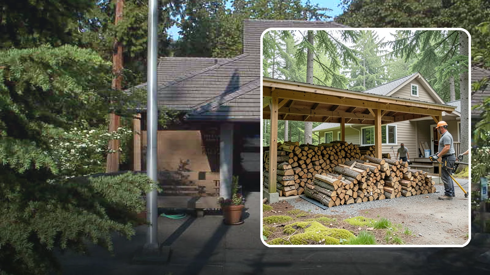 Seasonal Storage in Yarrow Point, King County, WA - We set up seasonal firewood storage that carries your supply safely from wet winters through drying summers.