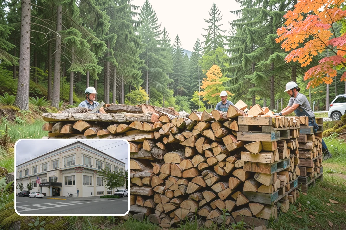 Seasoned Firewood in Anacortes, Skagit County, WA - Dried to a genuinely burnable moisture level