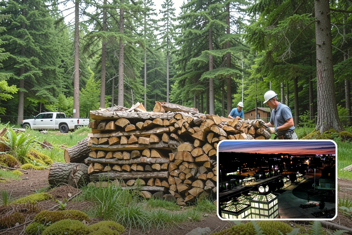Seasoned Firewood in Auburn, King County, WA - Dried to a genuinely burnable moisture level