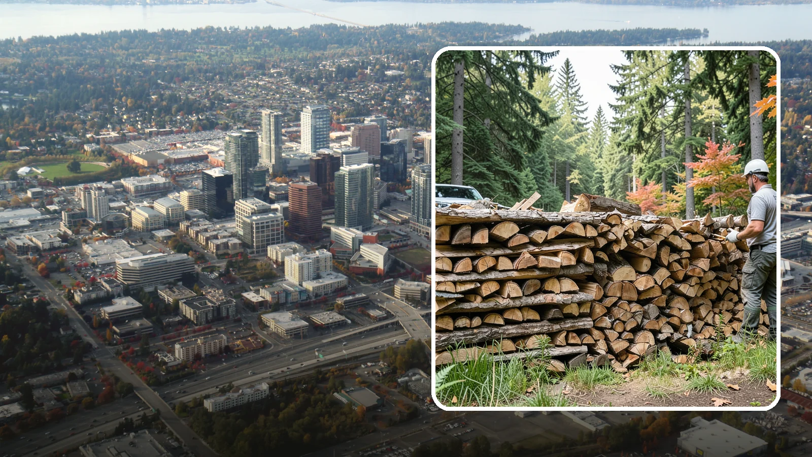 Seasoned Firewood in Bellevue, King County, WA - Our seasoned firewood has been air-dried long enough to burn readily, making it a smart, cost-effective choice for the wet...