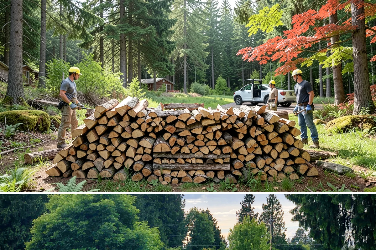 Seasoned Firewood in Bonney Lake, Pierce County, WA - Buy seasoned wood in late summer and fall when it has had a full drying season and is at its best.