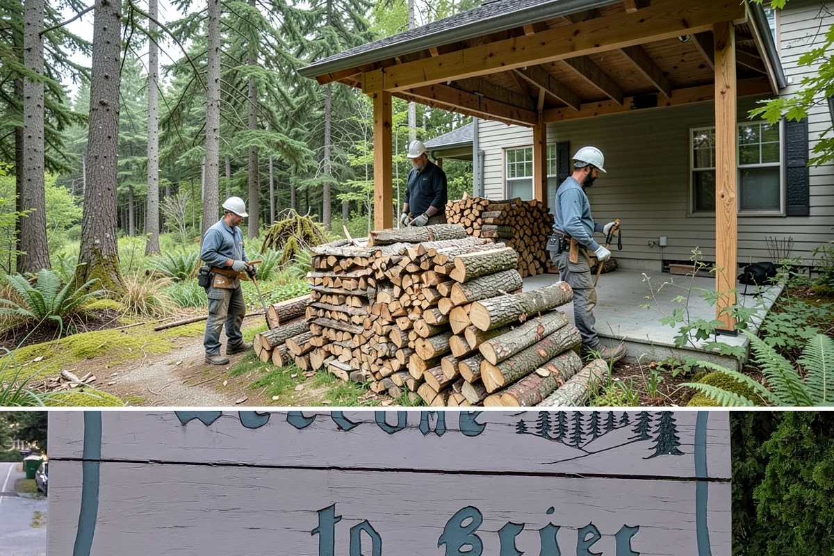 Seasoned Firewood in Brier, Snohomish County, WA - Buy seasoned wood in late summer and fall when it has had a full drying season and is at its best.