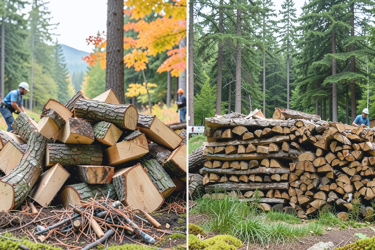 Seasoned Firewood in Buckley, Pierce County, WA - We split wood and stack it for air-drying