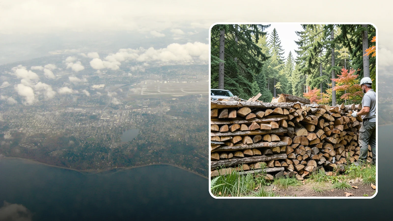 Seasoned Firewood in Burien, King County, WA - Our seasoned firewood has been air-dried long enough to burn readily, making it a smart, cost-effective choice for the wet...