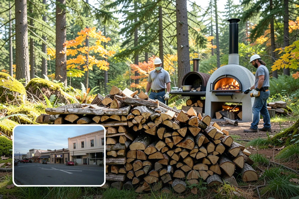 Seasoned Firewood in Burlington, Skagit County, WA - Dried to a genuinely burnable moisture level