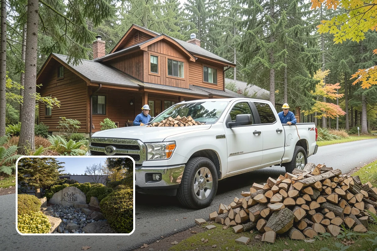 Seasoned Firewood in Clyde Hill, King County, WA - Dried to a genuinely burnable moisture level
