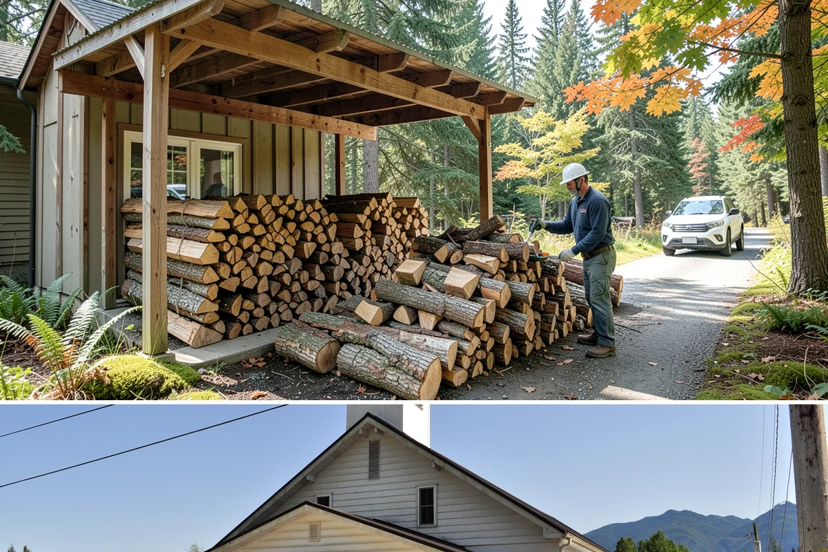 Seasoned Firewood in Concrete, Skagit County, WA - Buy seasoned wood in late summer and fall when it has had a full drying season and is at its best.