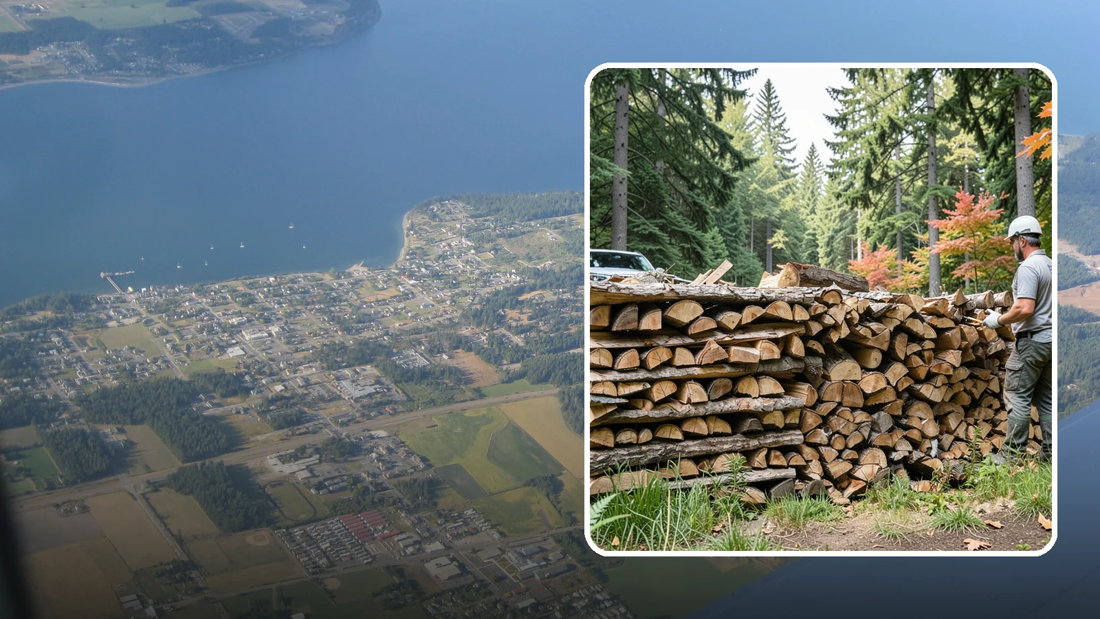 Seasoned Firewood in Coupeville, Island County, WA - Our seasoned firewood has been air-dried long enough to burn readily, making it a smart, cost-effective choice for the wet...