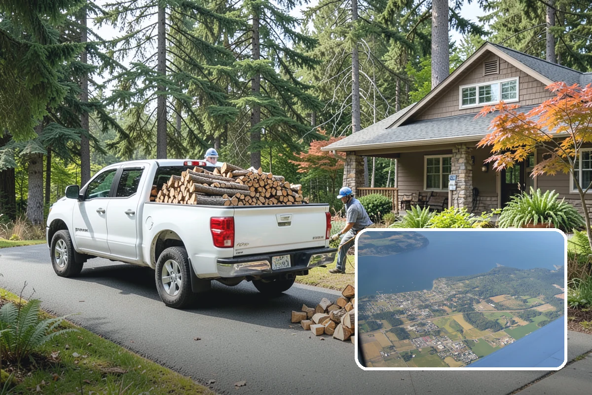 Seasoned Firewood in Coupeville, Island County, WA - Dried to a genuinely burnable moisture level