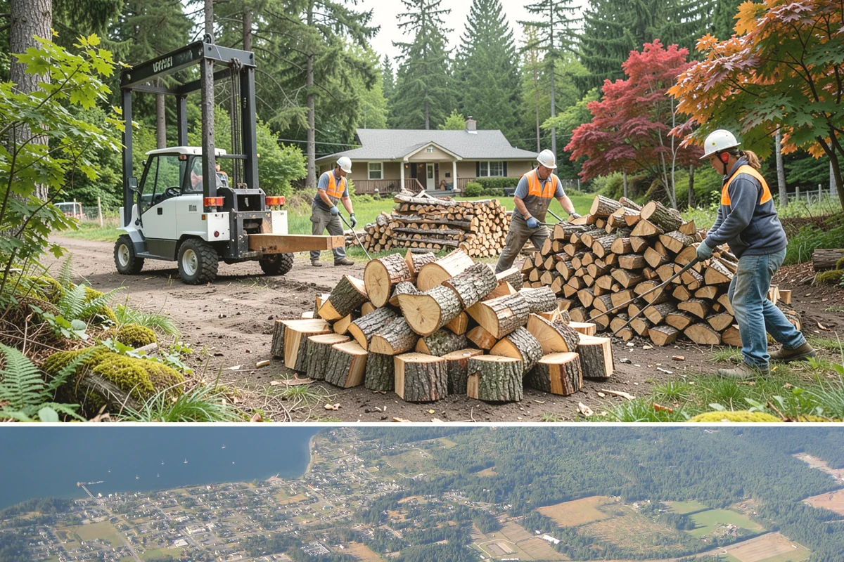 Seasoned Firewood in Coupeville, Island County, WA - Buy seasoned wood in late summer and fall when it has had a full drying season and is at its best.