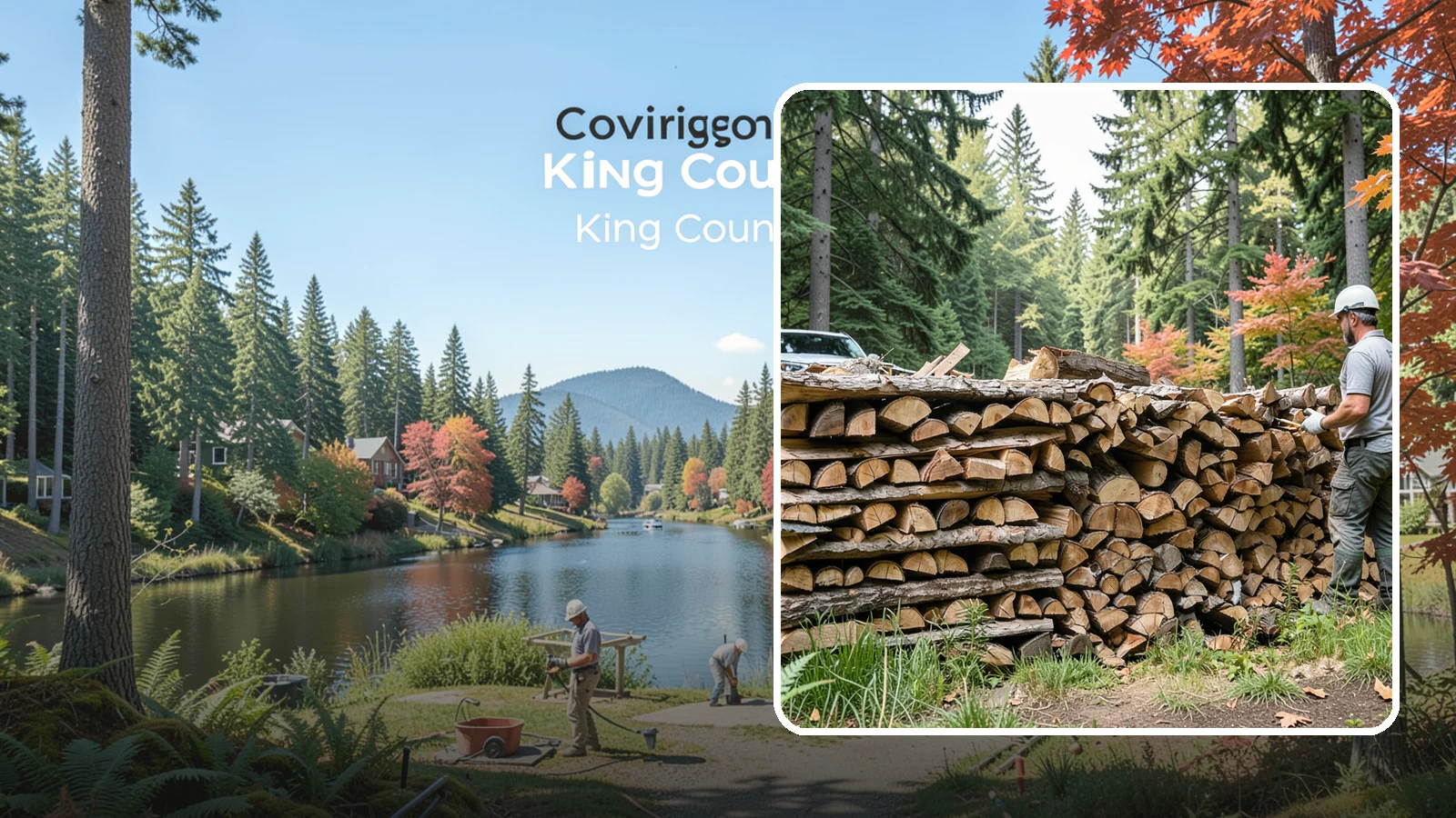 Seasoned Firewood in Covington, WA - Our seasoned firewood has been air-dried long enough to burn readily, making it a smart, cost-effective choice for the wet...